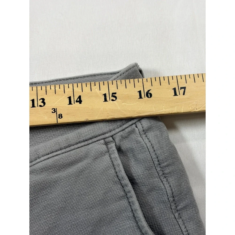 Faherty Brand Mens All Day Shorts Grey Flat Front Casual Beach Size 32